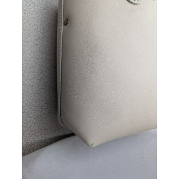 NEW Portland Leather Goods 'Almost Perfect' Mini Crossbody Tote Bone/Off White - Picture 5 of 11